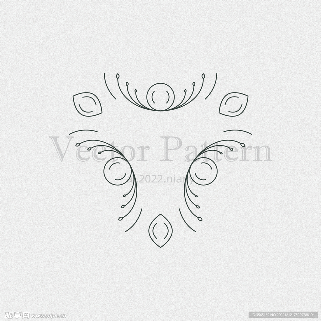 矢量AI装饰花纹图案