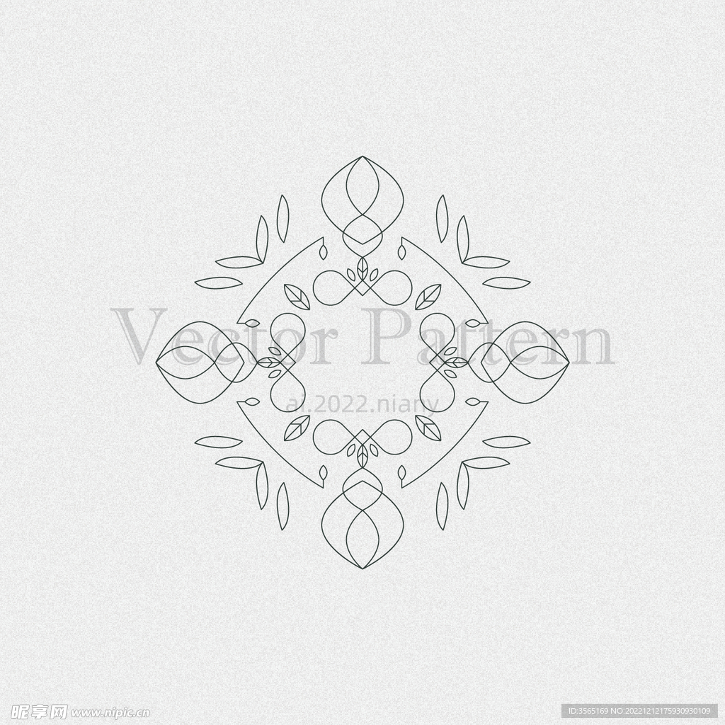 矢量AI装饰花纹图案