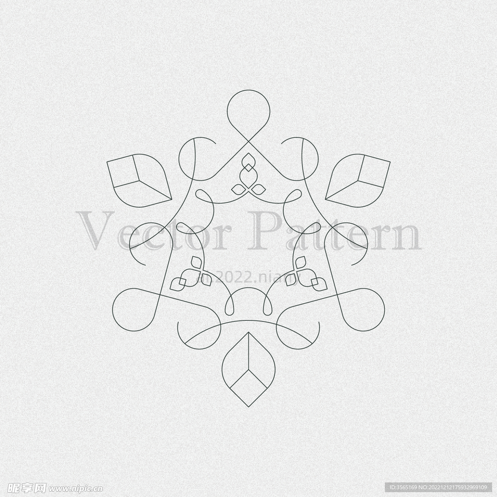 矢量AI装饰花纹图案