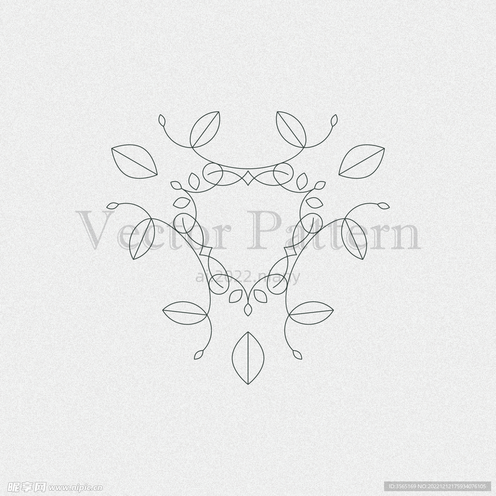 矢量AI装饰花纹图案