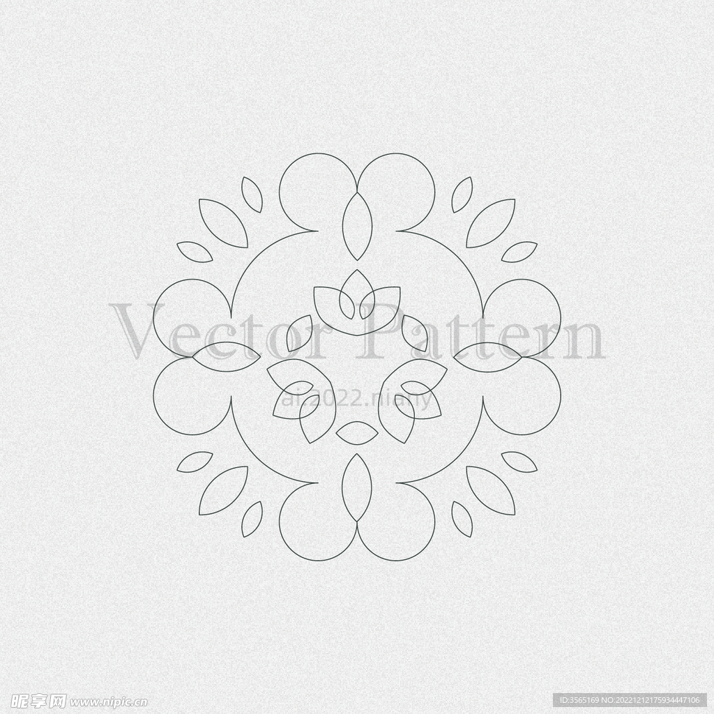 矢量AI装饰花纹图案