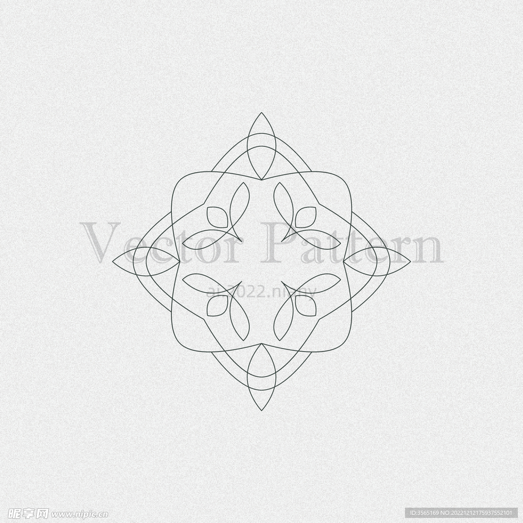 矢量AI装饰花纹图案