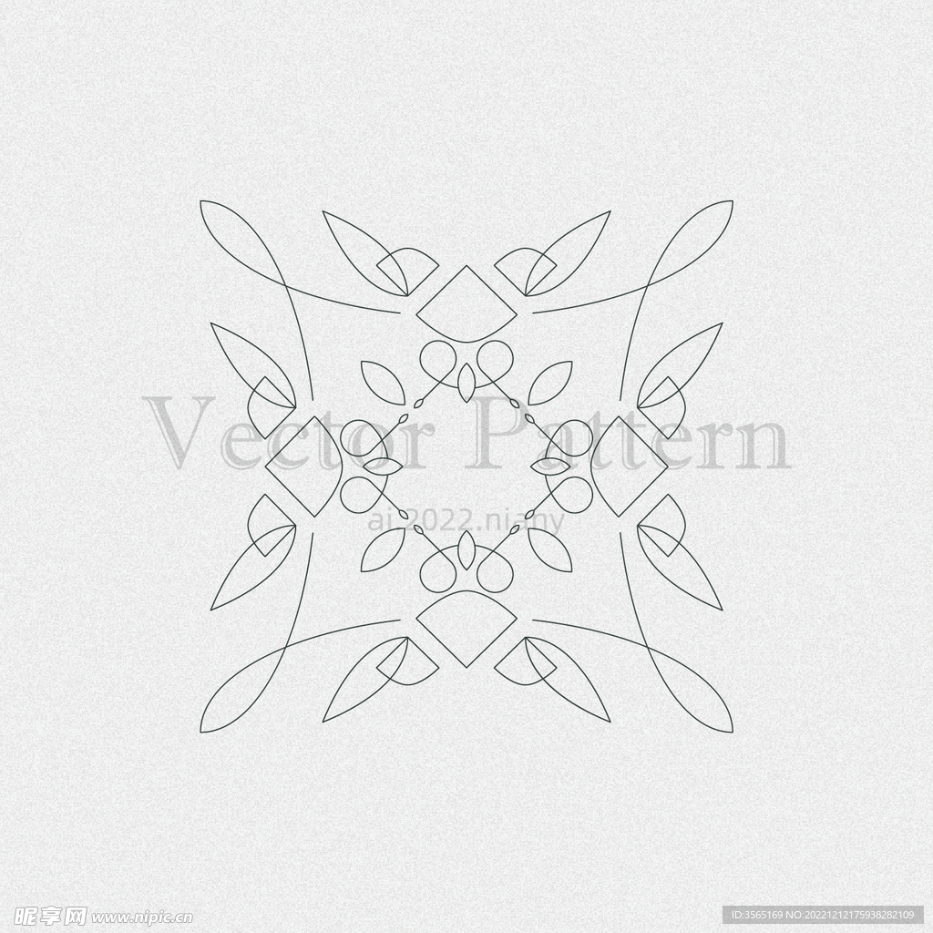 矢量AI装饰花纹图案