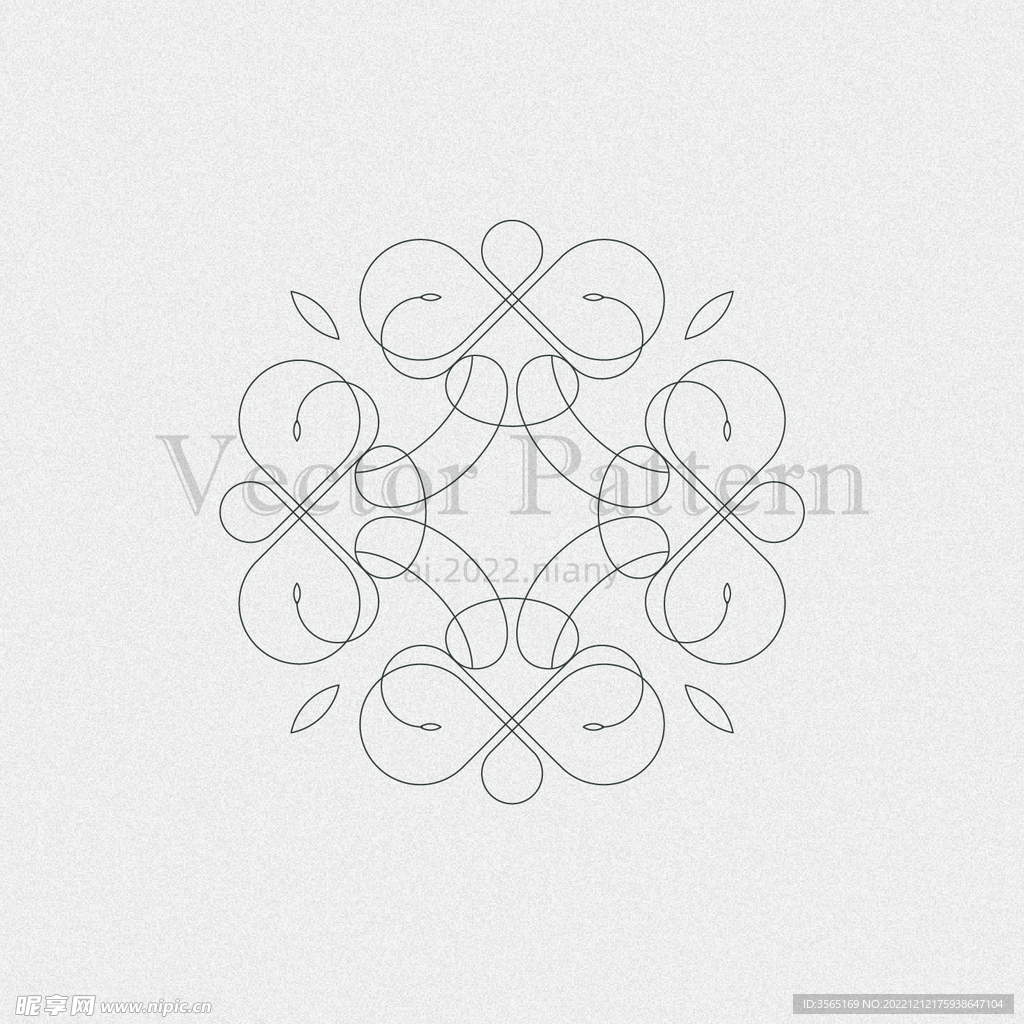 矢量AI装饰花纹图案