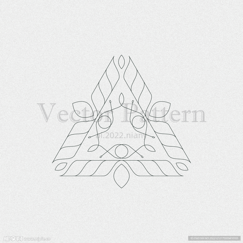 矢量AI装饰花纹图案