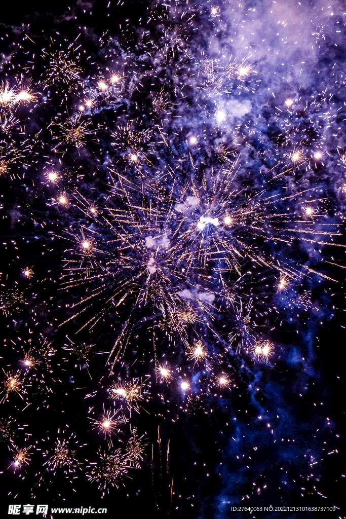烟花夜空素材图片