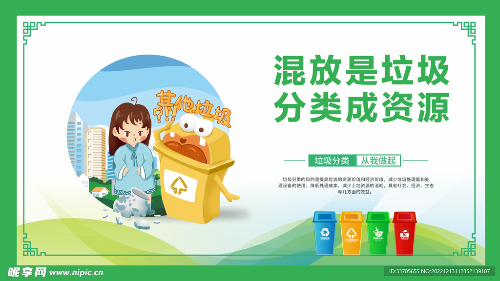 垃圾分类 投放 
