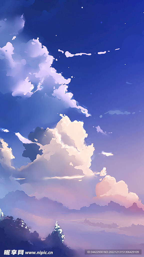 绘画天空