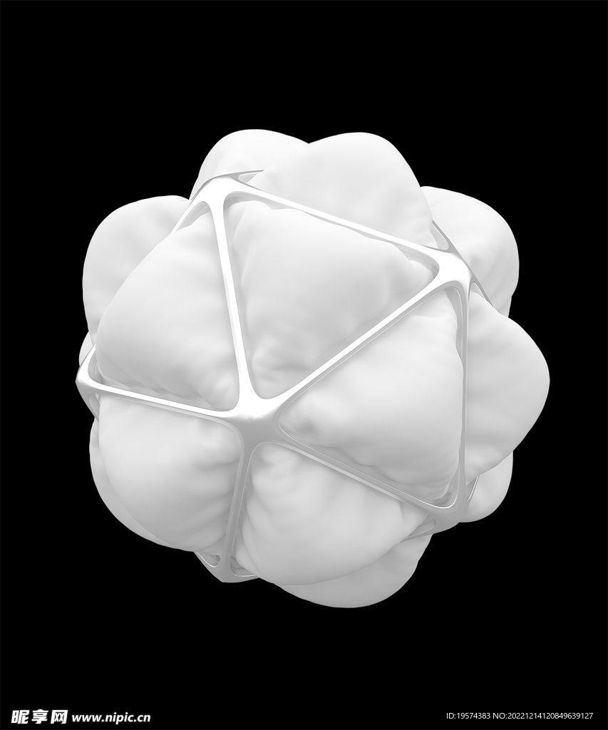 C4D模型 球体 