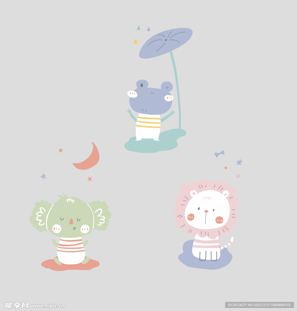 卡通动物
