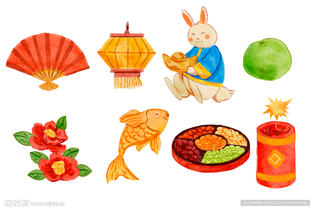 兔年插画图片