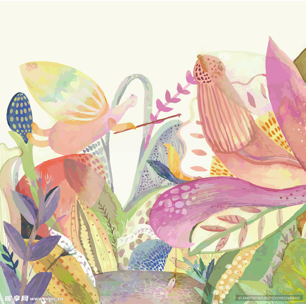  小清新插画