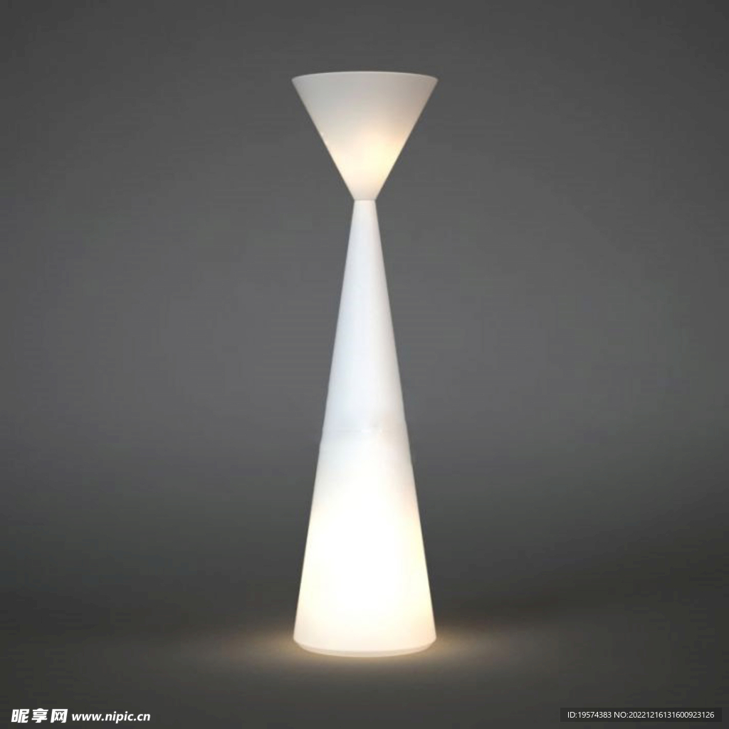 C4D模型落地灯