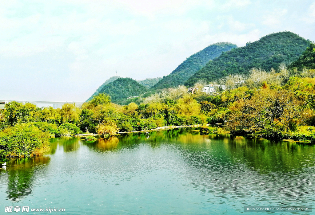 贵州花溪十里河滩湿地
