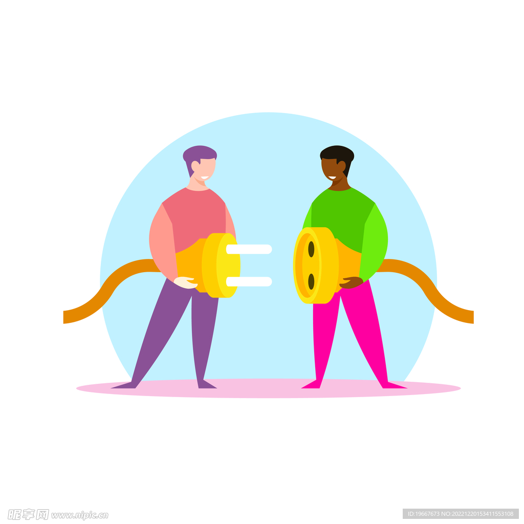 人物插画  