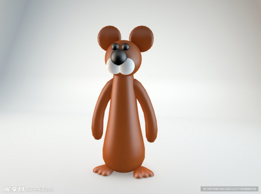 C4D模型老鼠