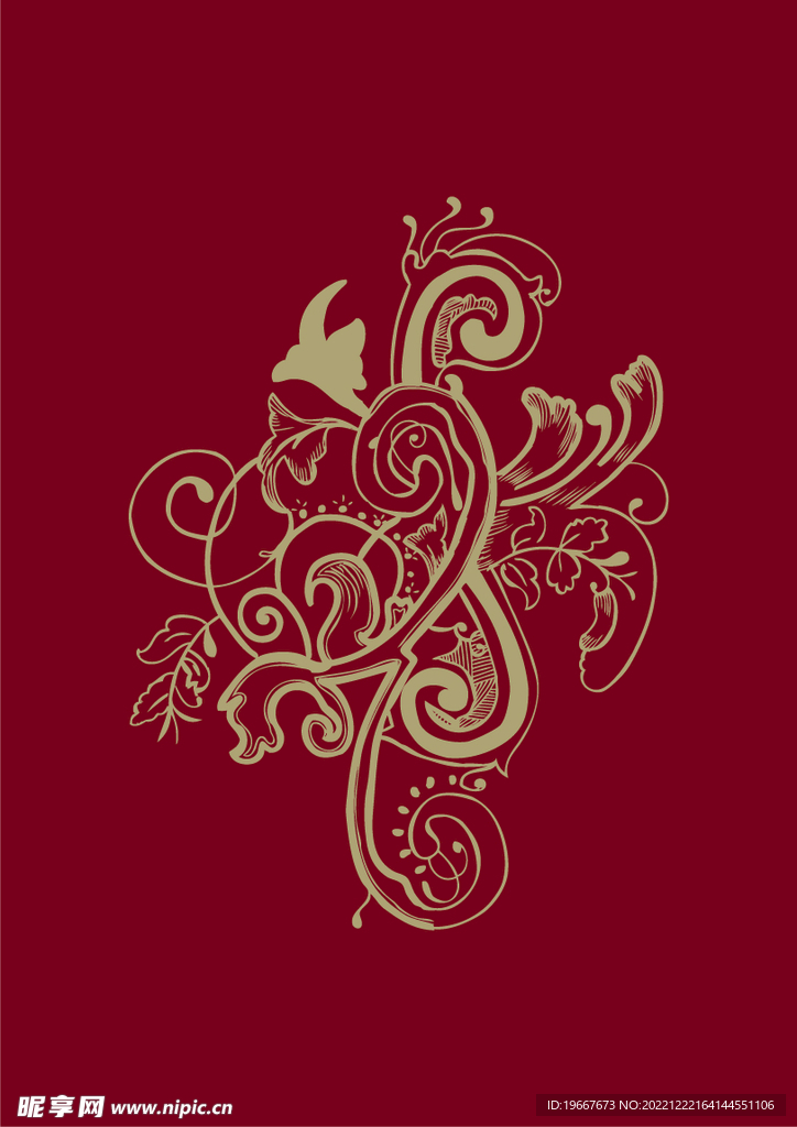 高档花纹 