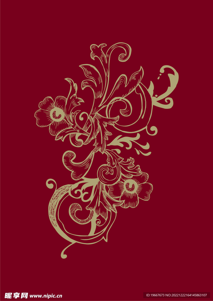 高档花纹 