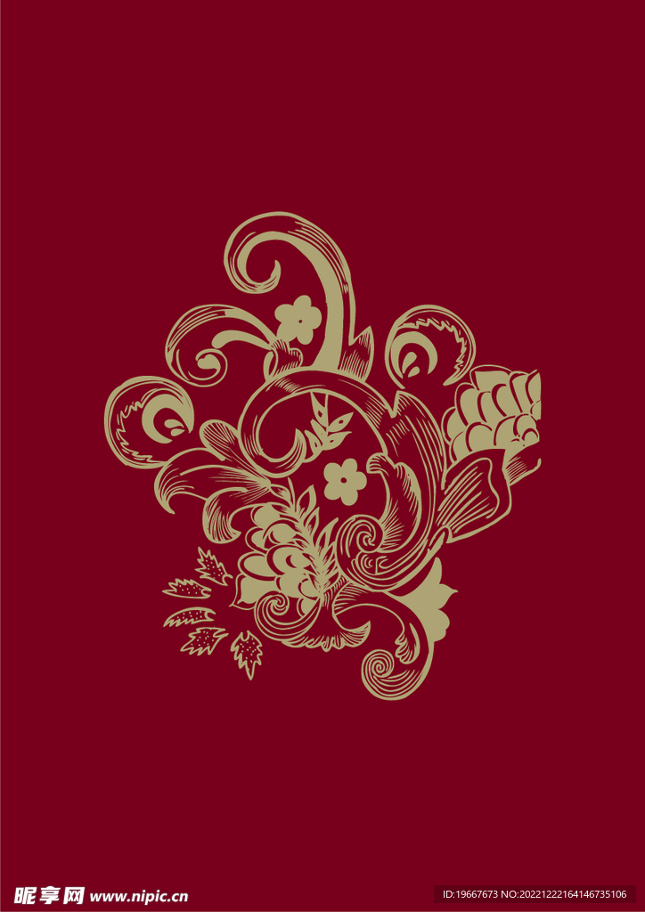 高档花纹 