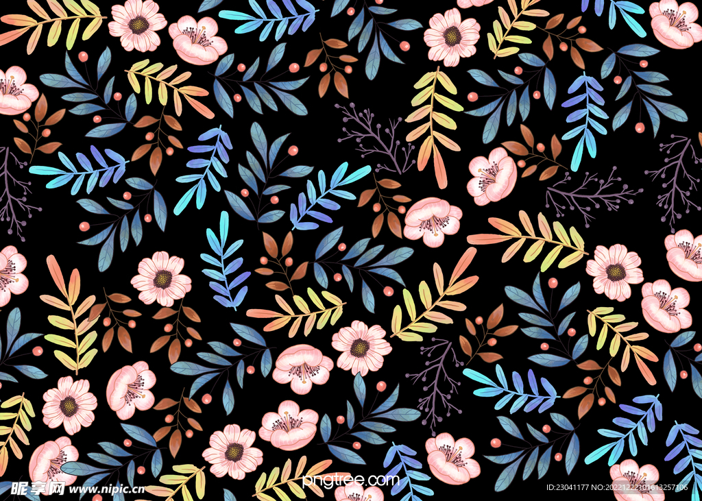 手绘花