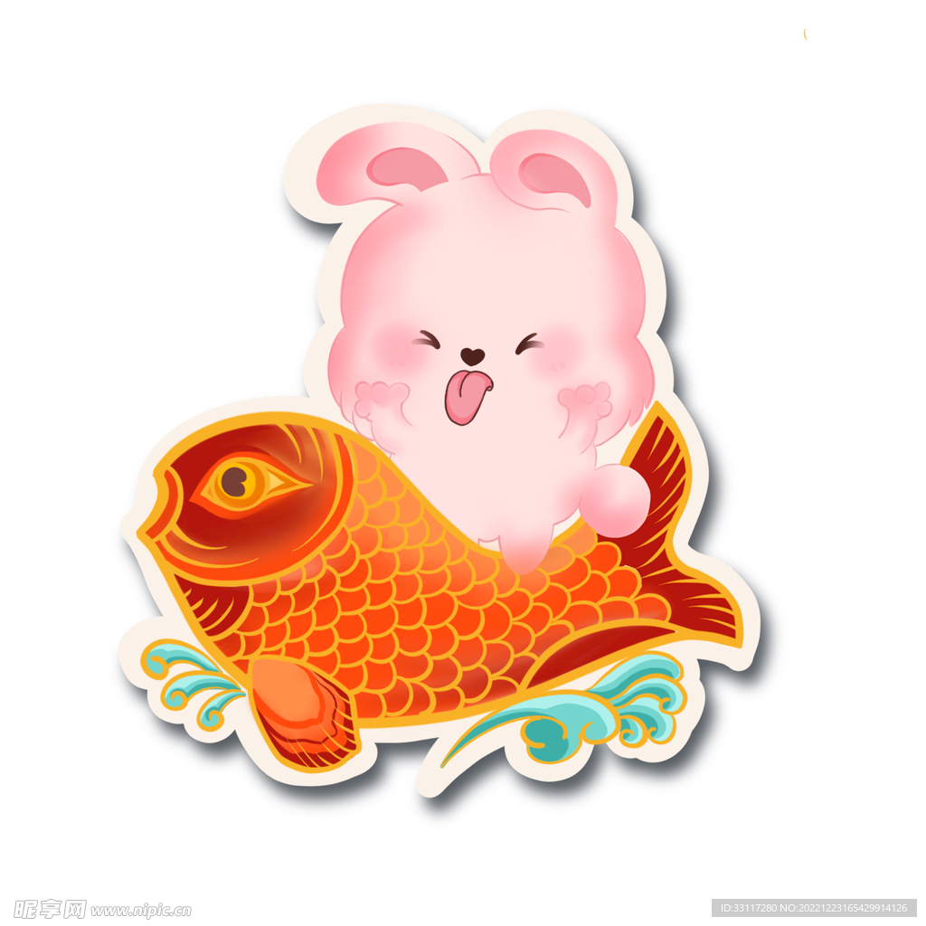 锦鲤可爱兔