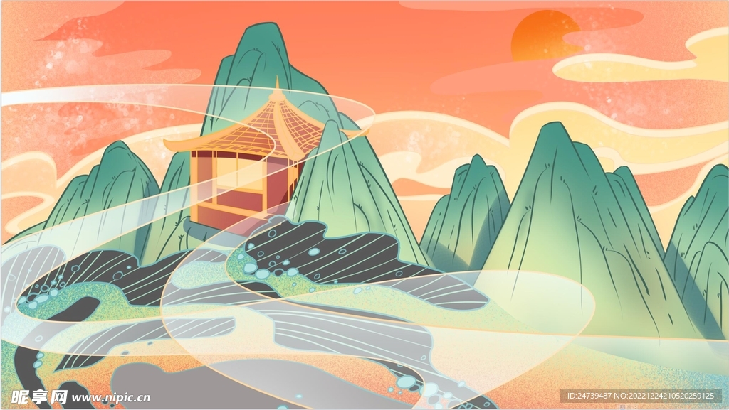 国潮插画
