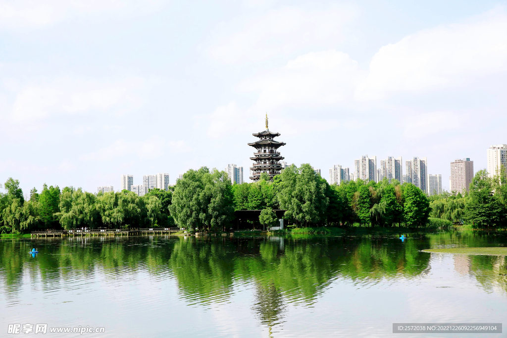 湖南长沙洋湖湿地公园