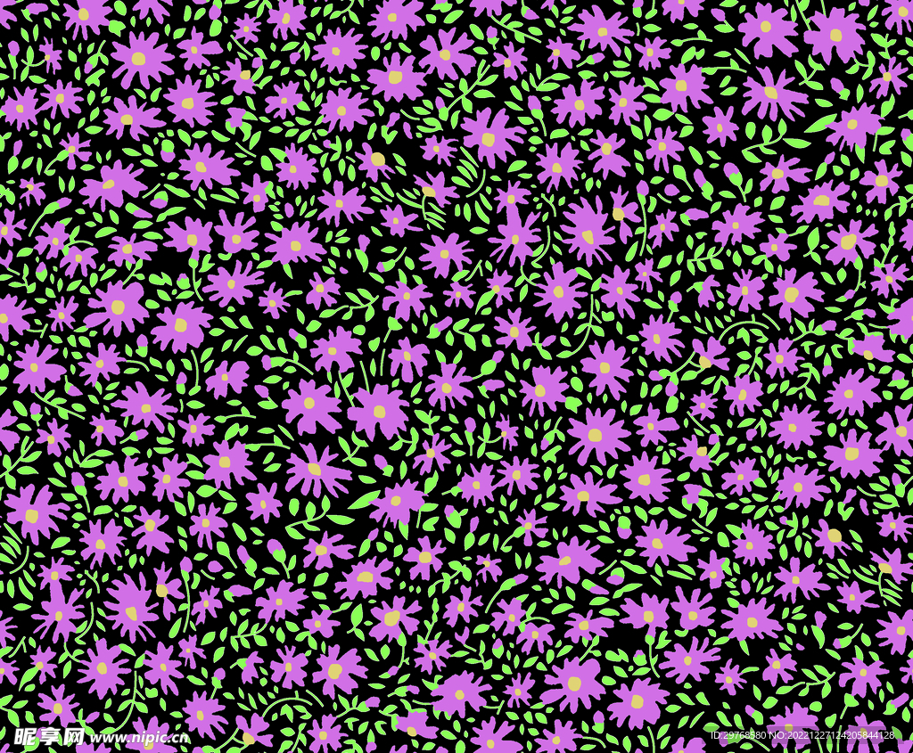数码印花 小碎花