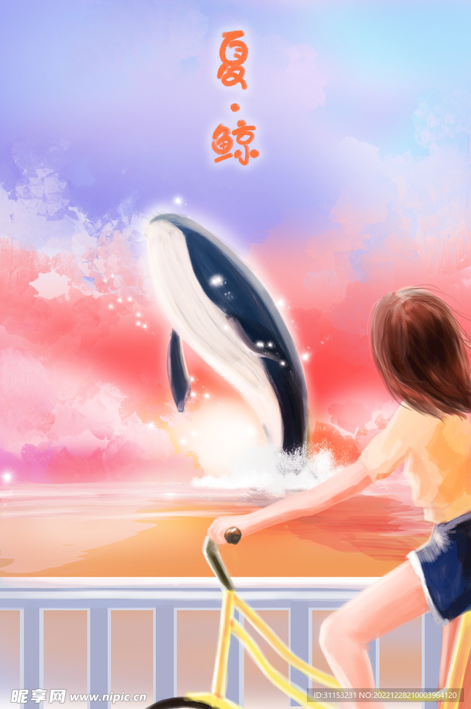鲸鱼插画