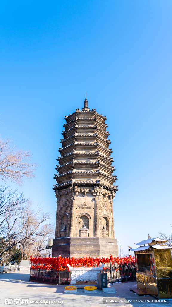 辽宁抚顺高尔山辽代古塔