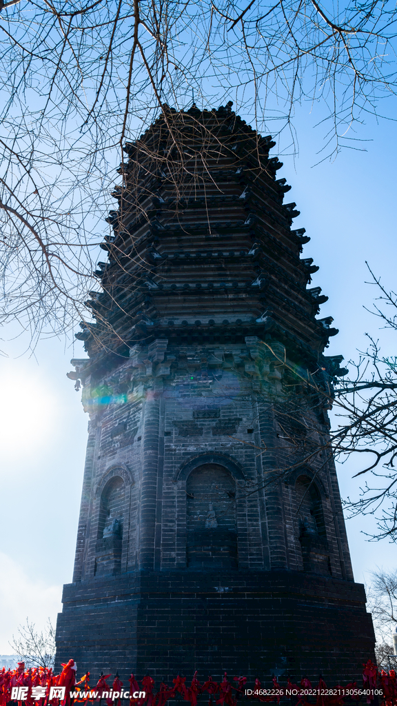 辽宁抚顺高尔山辽代古塔