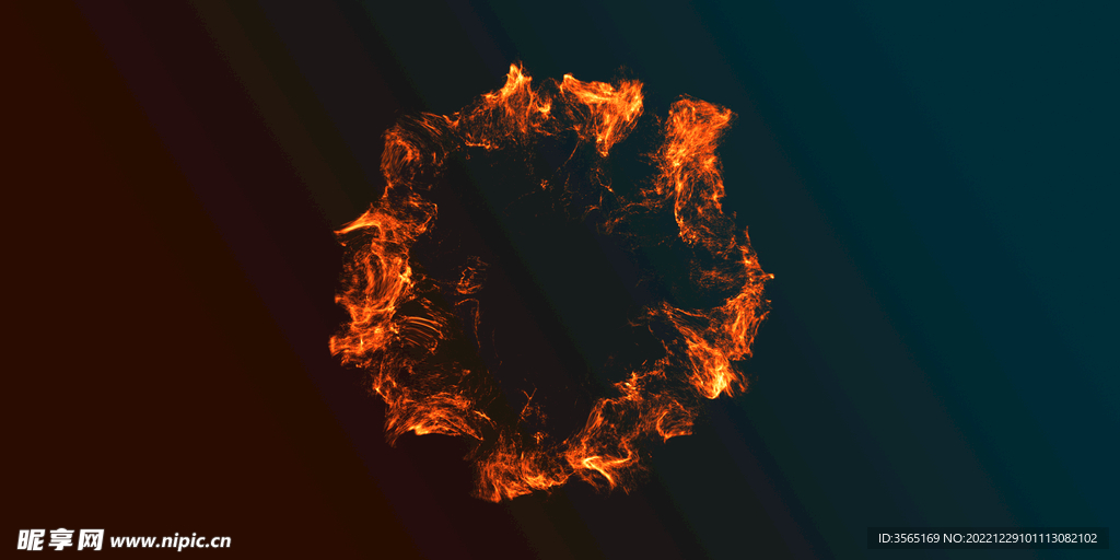 爆炸火焰火球PSD免抠素材