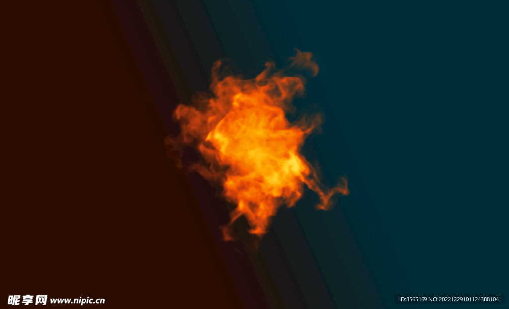 爆炸火焰火球PSD免抠素材