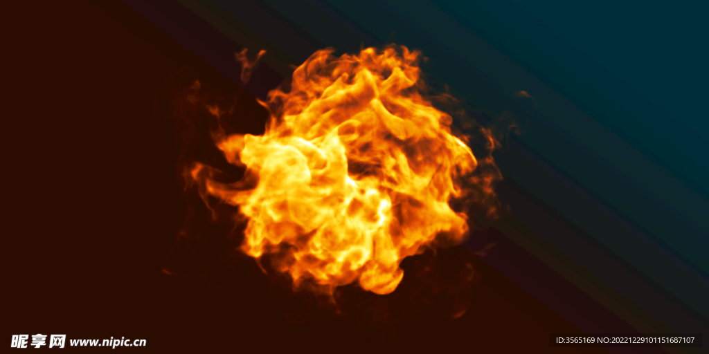 爆炸火焰火球PSD免抠素材