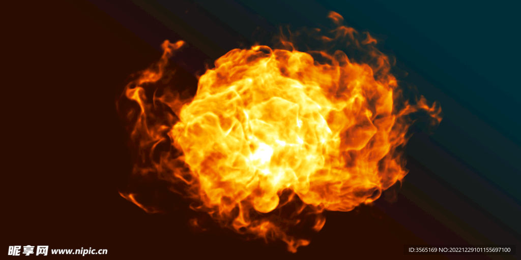 爆炸火焰火球PSD免抠素材