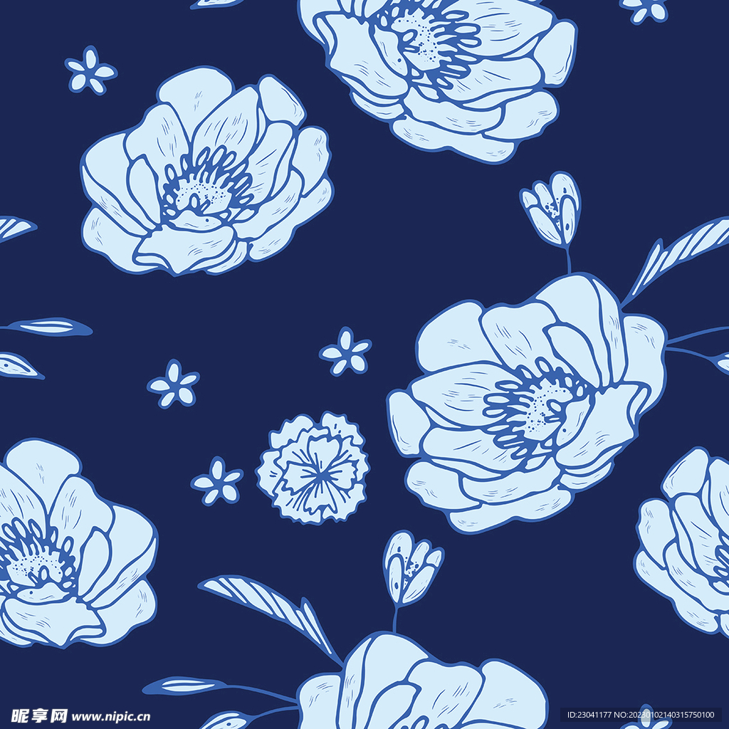 手绘花