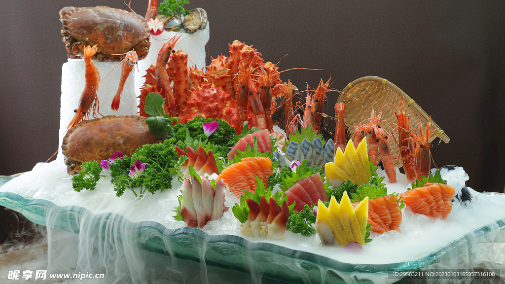 海鲜自助 刺身拼盘