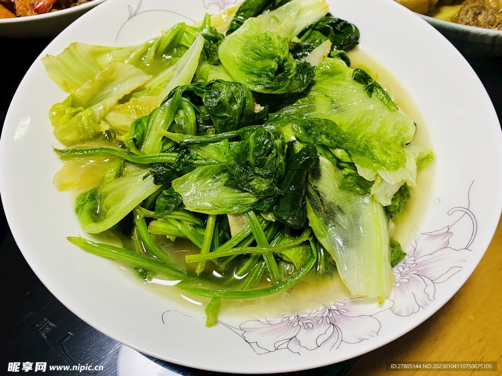 上汤生菜菠菜