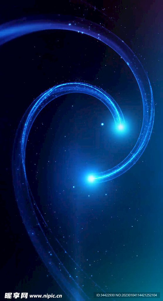 科技流星背景