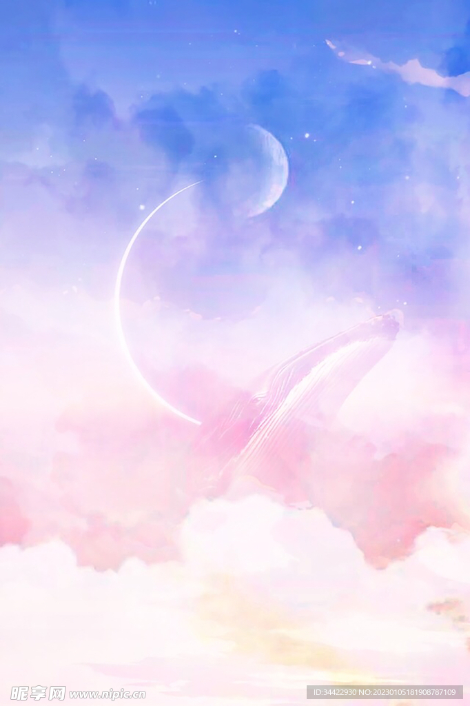 彩绘浪漫底图