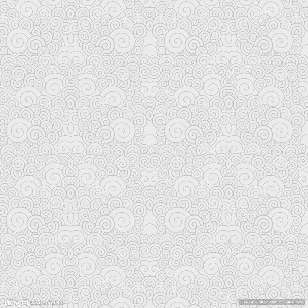 白色中国风祥云背景