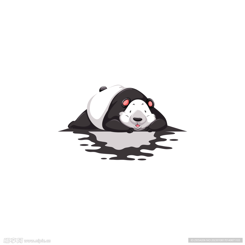卡通熊猫图片