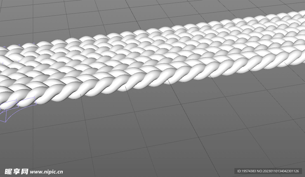 C4D模型带动画表带
