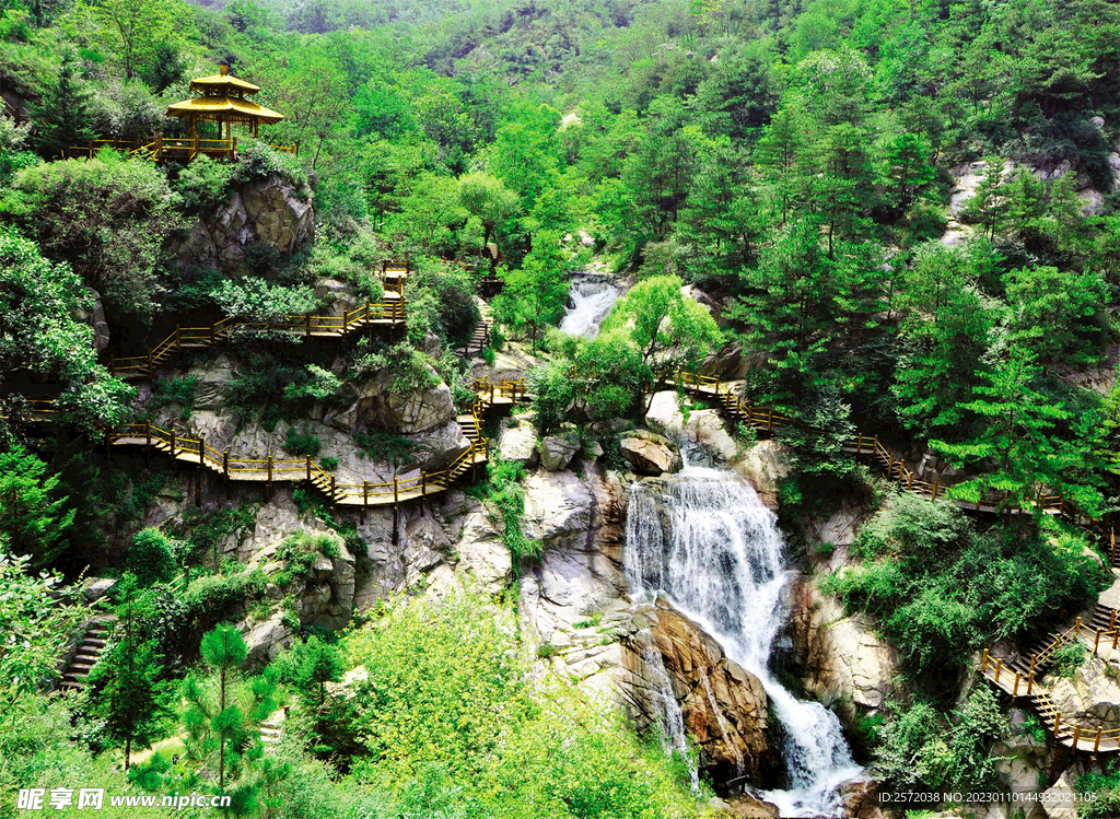 济南九如山瀑布群景区