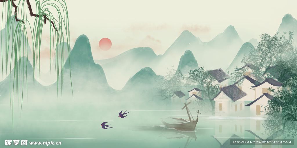 山水画