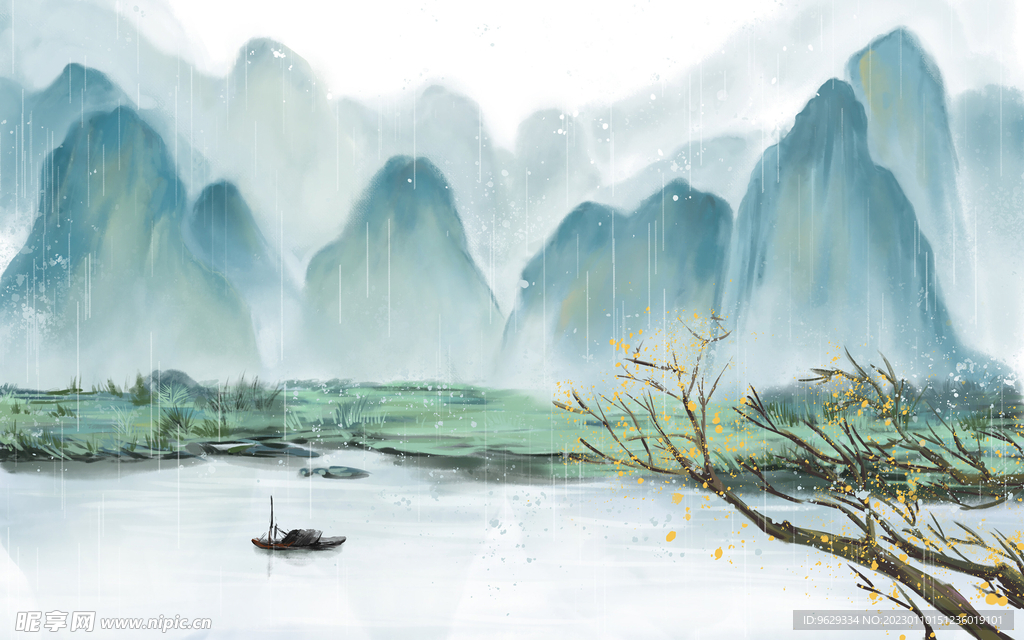 山水画