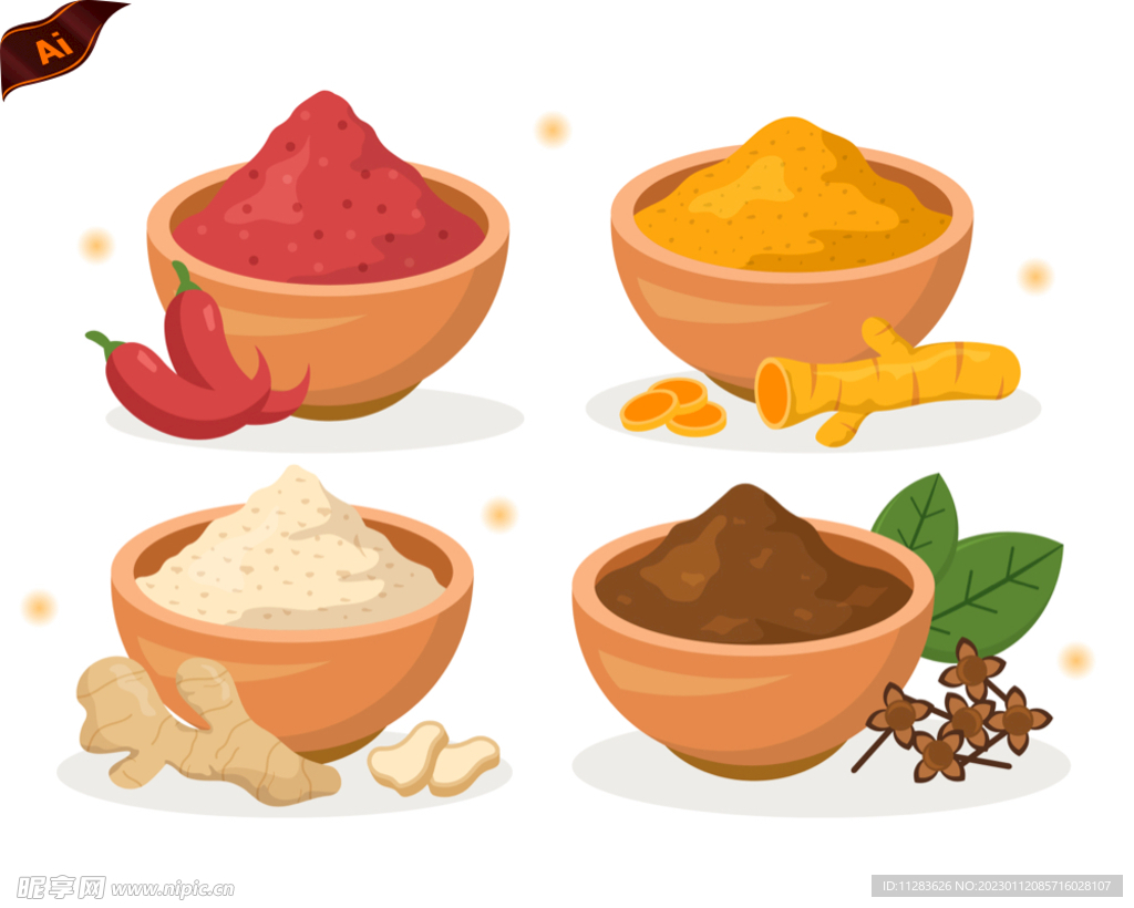 香料插画