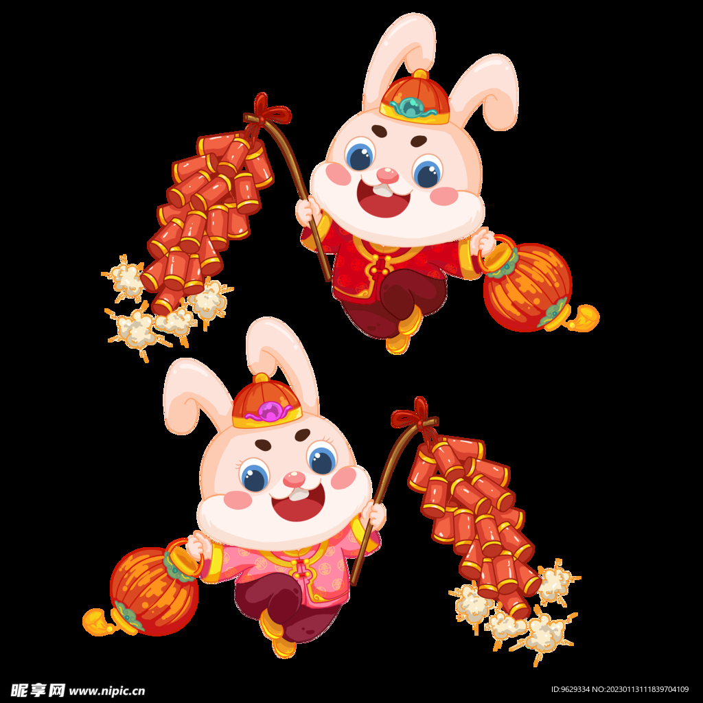 兔子提灯笼