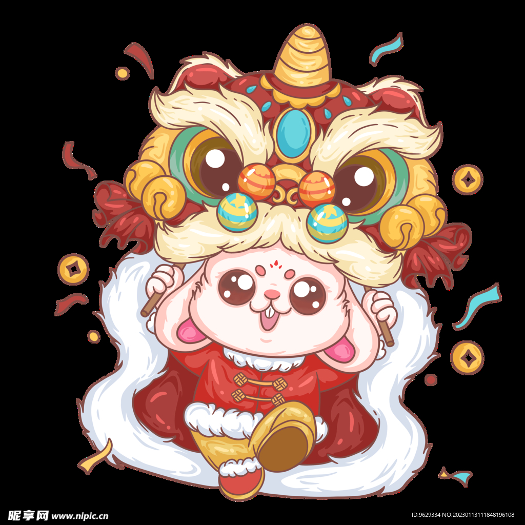 兔子舞狮
