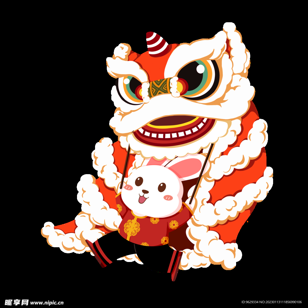 兔子舞狮